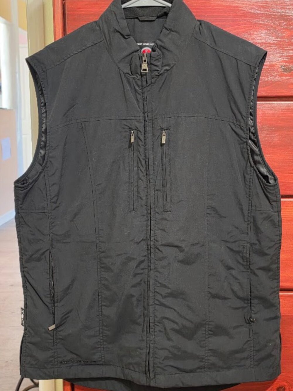NWOT Black Scottevest TEC vest Mens Large with tons of pockets